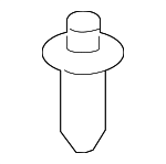 S51S51833 - Body: Bumper Cover Rivet for Mazda Image