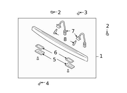 Bulbs - Chassis for 2004 Kia Rio #3