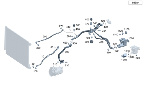Refrigerant Line Routing for 2026 Mercedes-Benz AMG GT 63 Pro #0
