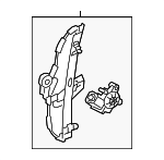 834011W010 - Body: Window Regulator for Kia: Rio, Rio5 Image