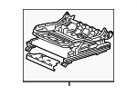 81136TJBA21 - Body: Cushion Frame for Acura Image