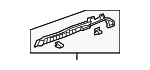 81269TJBA21ZB - Body: Rail Cover for Acura Image