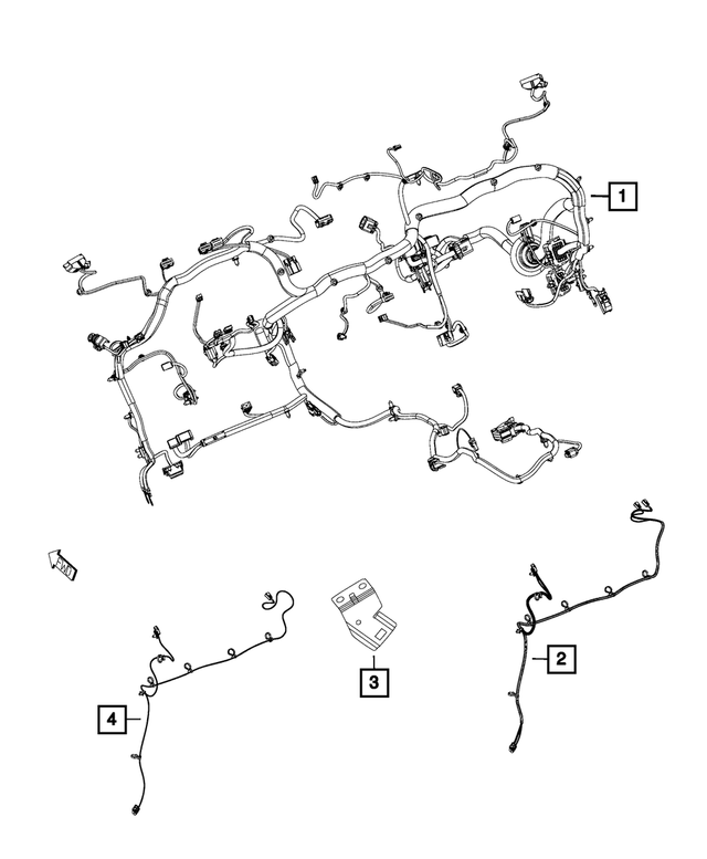68190401AC - Electrical: Instrument Panel Wiring for Mopar Image image