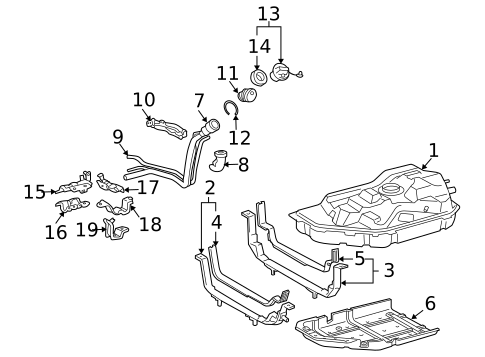 Hardware, Fasteners & Fittings for 2012 Toyota Highlander #0