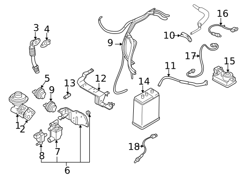 Emission Components for 2005 Dodge Stratus #0