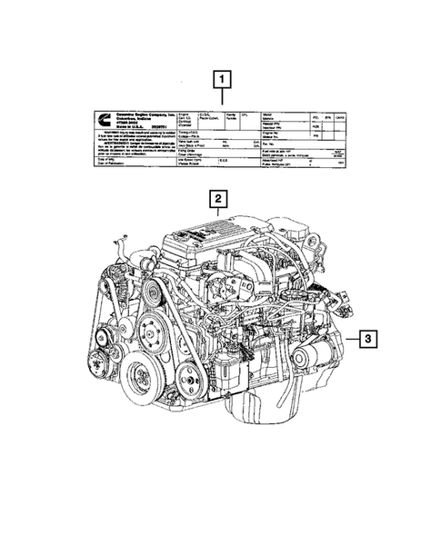 Engine Identification for 2007 Dodge Ram 2500 #3