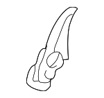 4346110 - Body: Lock Cylinder Clip for Saab: 9-3, 9-5 Image