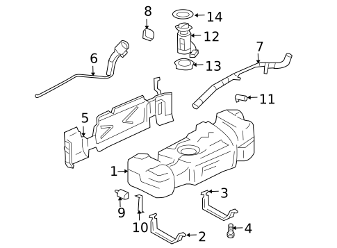 Fuel System Components for 2005 Isuzu Ascender #0