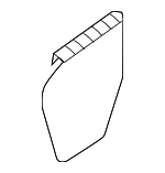 4G0907577 - Body: Protect Shield for Audi: A5 Quattro, A5 Sportback, A6, A6 allroad, A6 Quattro, A7 Quattro, A7 Sportback, Q3, Q6 e-tron, RS5, RS6 Avant, RS7, RS7 Sportback, S5, S5 Sportback, S6, S7, SQ6 e-tron Image