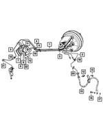 4743828AG - Brakes: Brake Tube Bundle for Mopar Image image