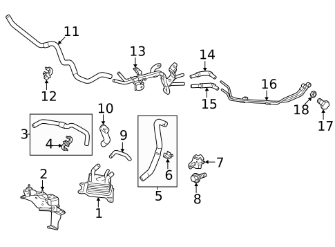 Trans Oil Cooler for 2025 Lexus LC500h #0