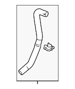 3294211030 - : Water Hose Assembly for Lexus: LC500h, LS500h Image