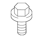 9008011179 - Body: Outer Panel Bolt for Scion: tC, xB | Toyota: Mirai, Prius, Prius C, Prius Plug-In, Prius V, RAV4, RAV4 Prime, Venza Image
