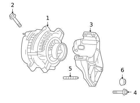 Alternator for 2008 Chevrolet Impala #0