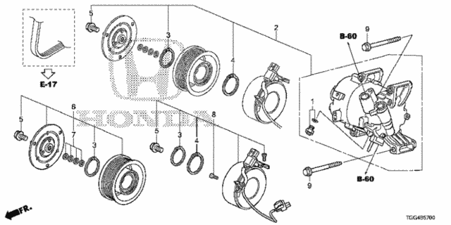 A/C Compressor for 2019 Honda Civic #0