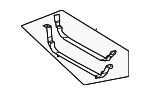 776020E040 - Fuel System: Fuel Tank Strap for Lexus: RX450h, RX450hL Image