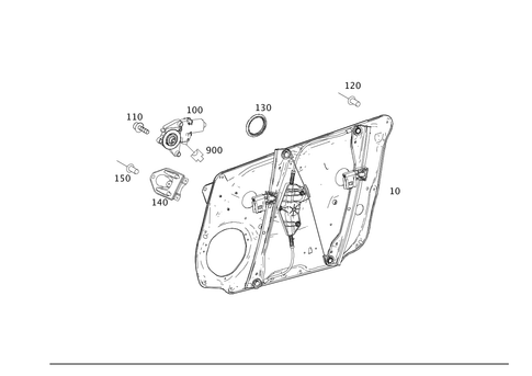 Window Lifter for 2007 Mercedes-Benz E63 AMG #0