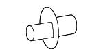 8741985Z00 - Body: Side Trim Panel Fastener for Suzuki Image