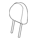 64061AG08CJC - Body: Headrest for Subaru: Legacy, Outback Image
