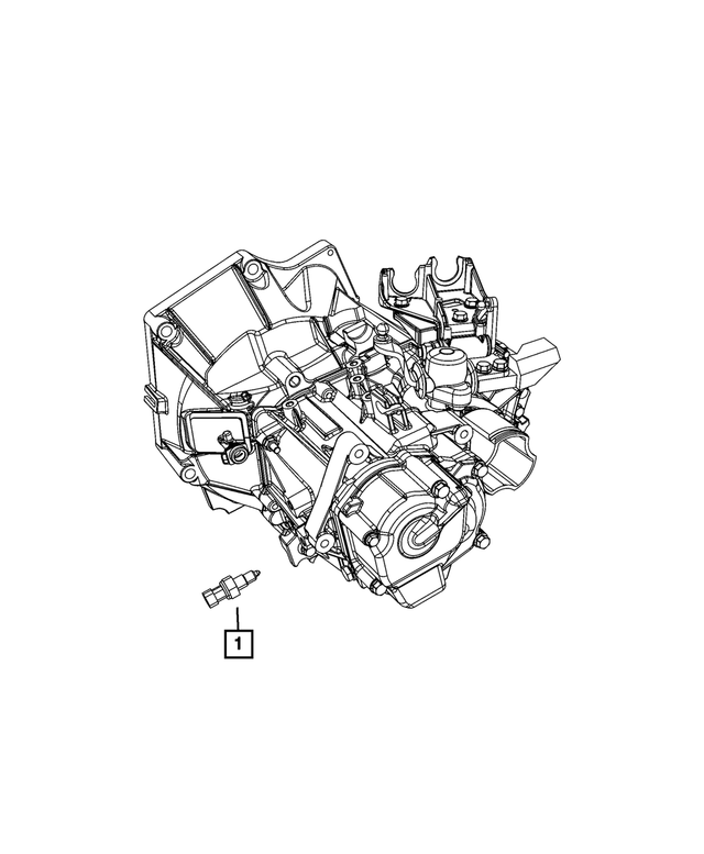 68145983AA - C510; 5-Speed; Manual Transaxle: Back Up Lamp Switch for Mopar Image