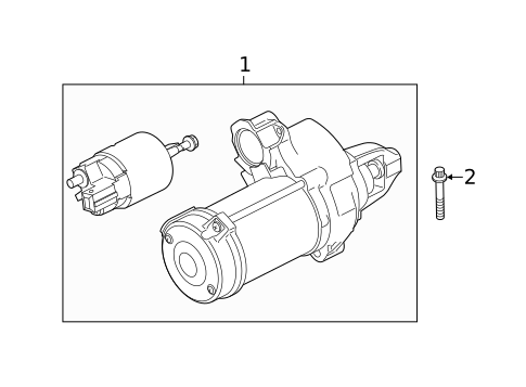 Starter for 2017 BMW 750i xDrive #1