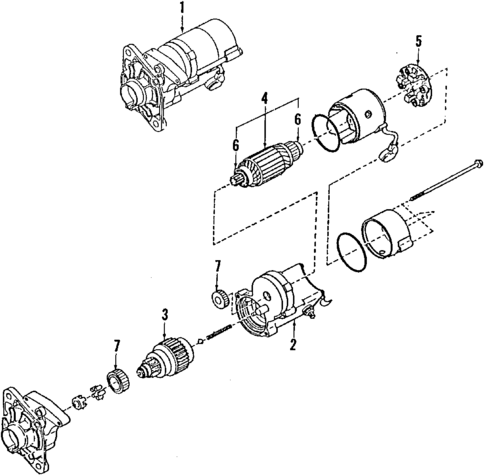 Starter for 1985 Subaru Brat #0