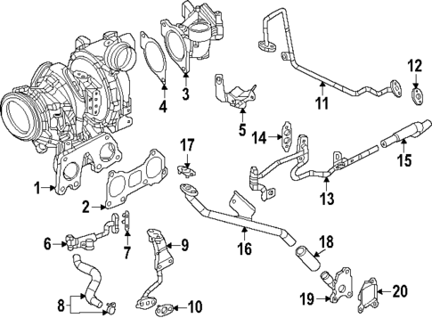 Turbocharger & Components for 2025 Mazda CX-70 #0