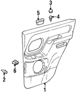 15027511 - Body: Door Interior Trim Panel for Cadillac: Escalade | Chevrolet: Tahoe | GMC: Yukon Image