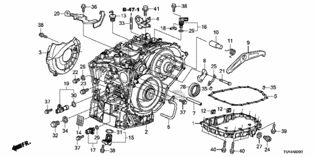 AT Transmission Case Components for 2016 Honda Fit #0