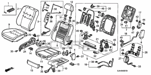 Front Seat (R.) (1) for 2007 Acura RL #0