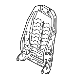9142310 - Body: Seat Back Frame for Mercedes-Benz Image
