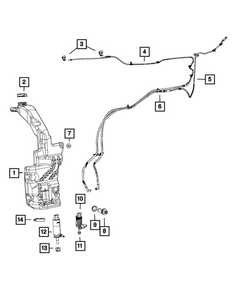 Wiper and Washer System for 2016 Jeep Cherokee #1