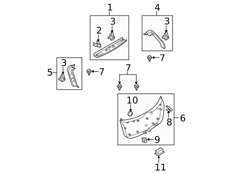 Interior Trim for 2011 Mazda CX-7 #0