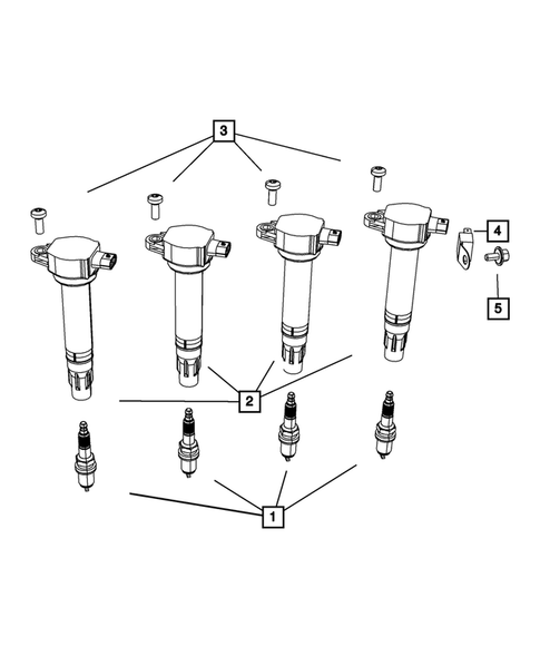 Ignition - Spark Plugs, Cables, Coils, and Glow Plugs for 2010 Chrysler Sebring #0