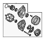 373002B960 - Electrical: Alternator for Hyundai: Elantra, Elantra GT, Kona, Sonata, Tucson, Veloster Image