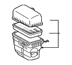 1770020130 - : Air Cleaner Assembly for Lexus: RX300 Image