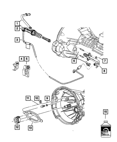 Clutch Controls for 2009 Jeep Wrangler #0