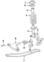 MB587339 - Suspension: Suspension Strut for Dodge: Colt Image