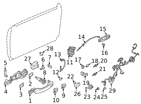 Door for 2019 Volkswagen Beetle #3
