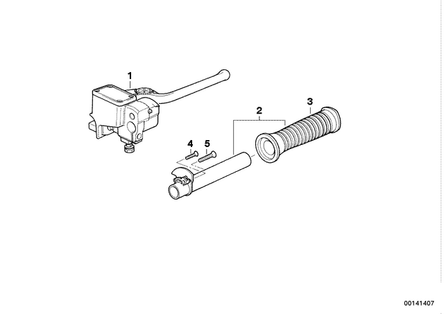 61312315222 - : Right Grooved Handle for BMW-Motorrad Image