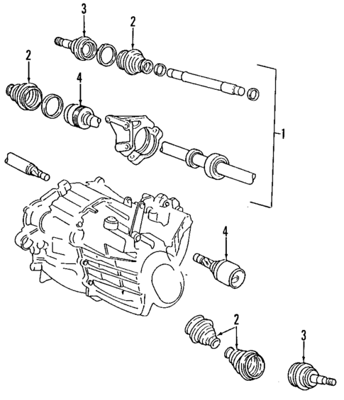 Axle Shafts & Joints for 1993 Volvo 850 #0
