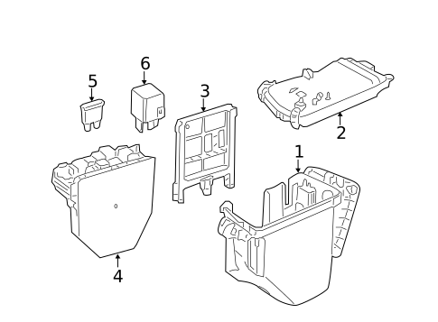 Fuse & Relay for 2007 Mercedes-Benz CLK350 #1