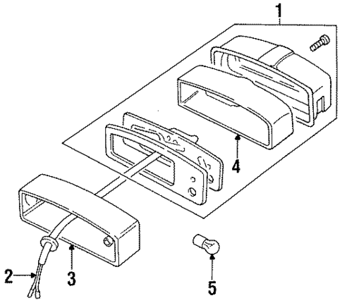 License Lamps for 1995 Land Rover Defender 90 #0