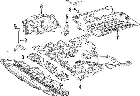 Splash Shields for 2025 Mercedes-Benz GLC63 AMG S E Performance #1