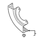 5Q1612163C - Body: Heat Shield for Audi: A3, A3 Quattro, S3 Image
