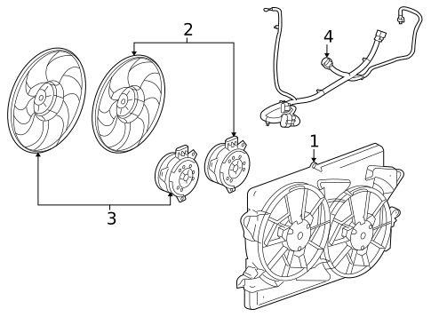 Cooling Fan for 2011 Buick LaCrosse #0