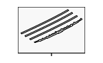 86542FJ060 - Body: Wiper Blade for Subaru: Crosstrek, Impreza, WRX, WRX STI, XV Crosstrek Image