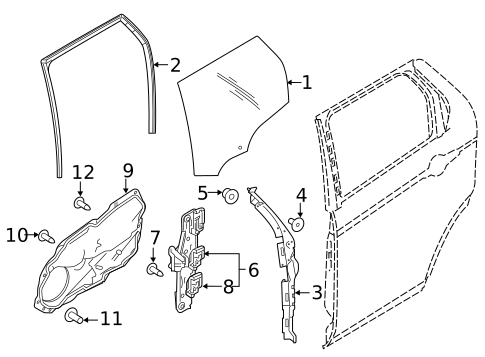 Rear Door for 2021 Land Rover Discovery Sport #0