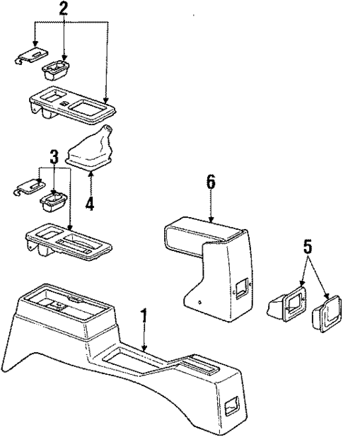 Center for 1988 Pontiac Sunbird #0