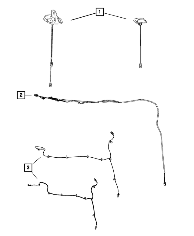 68148257AD - Electrical: Jumper Cable for Mopar Image